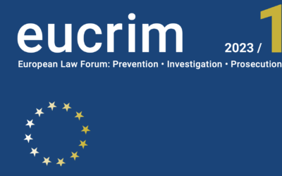 Issue 1/2023 of the EUcrim journal is now available!